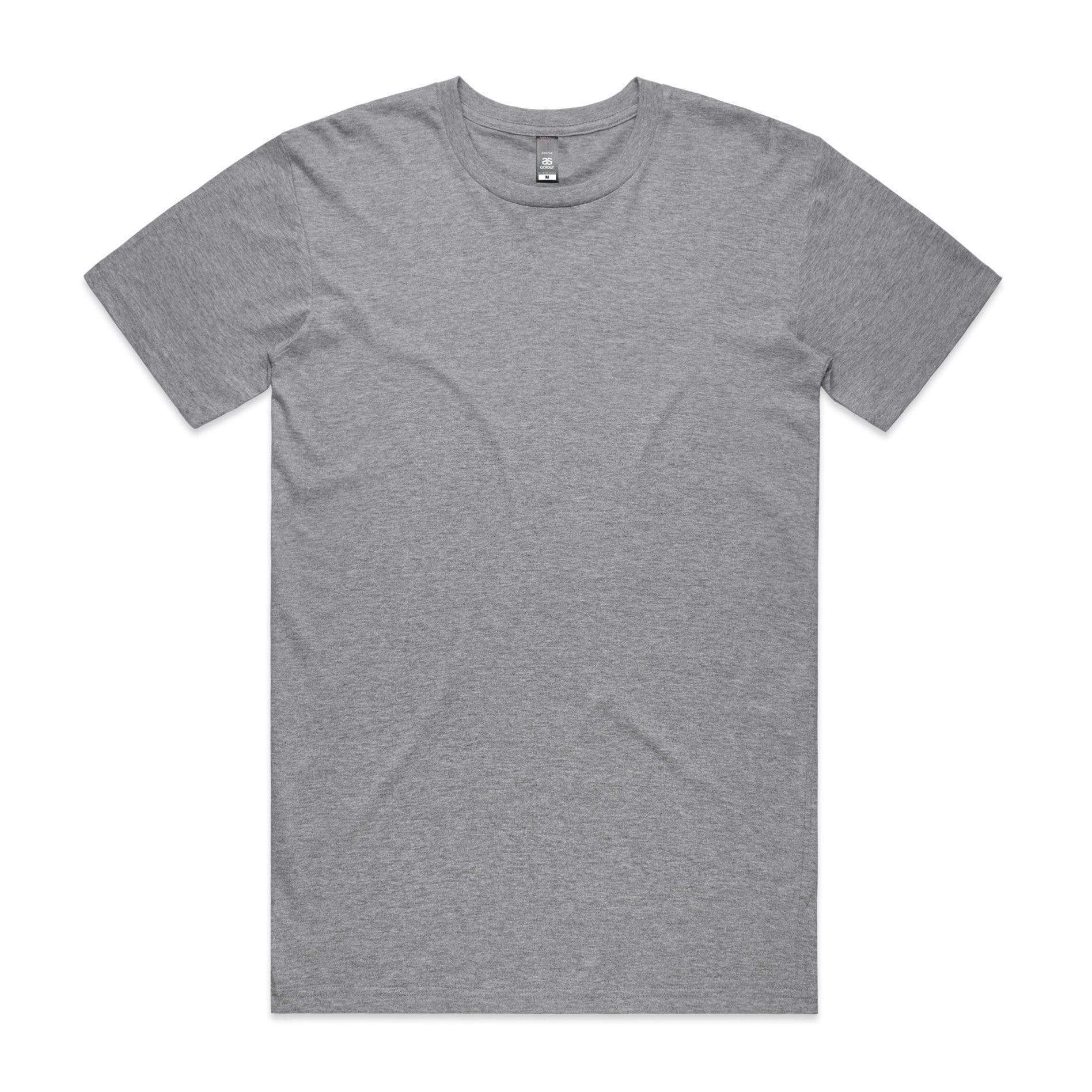 As Colour Men's staple tee 5001 Casual Wear As Colour GREY MARLE SML